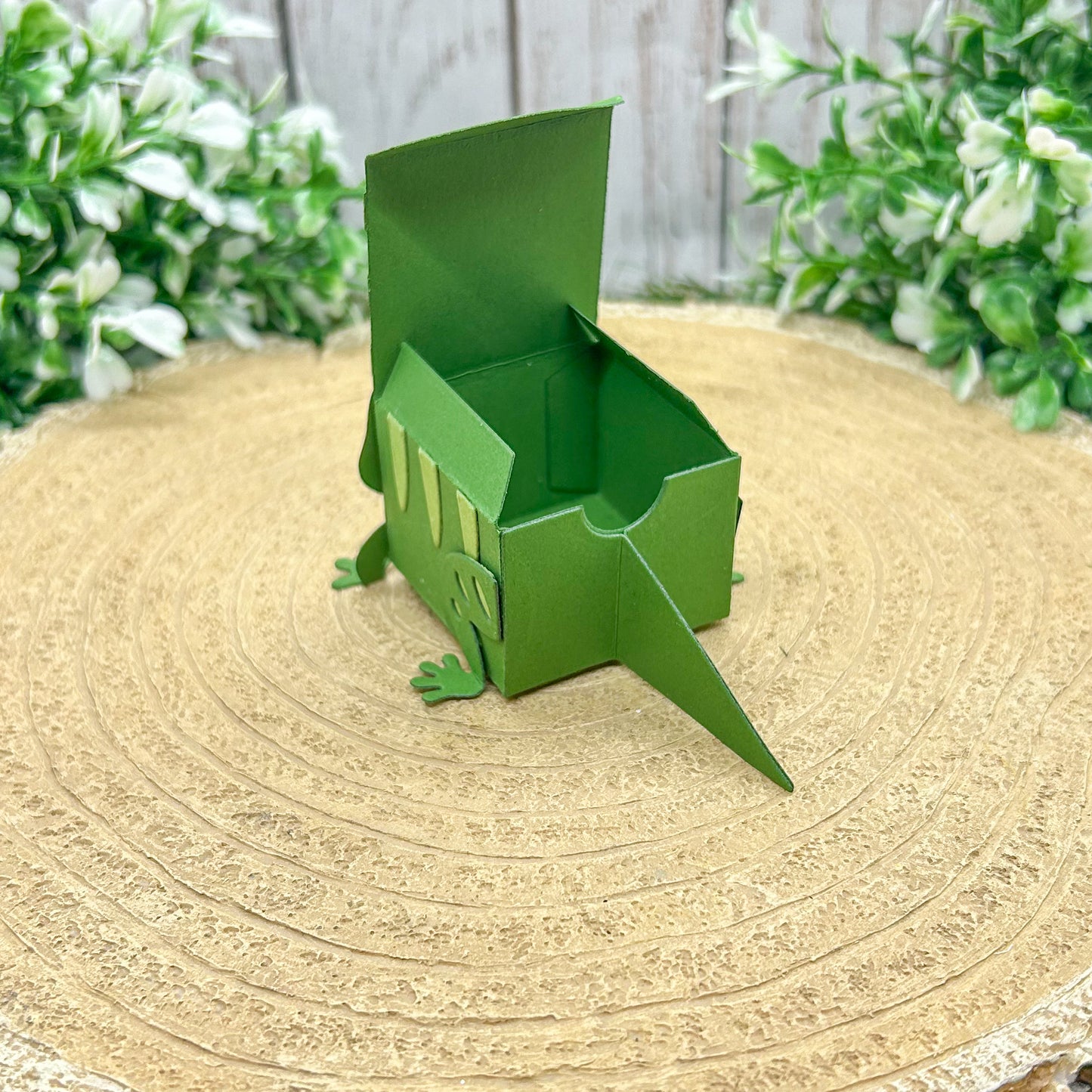 Green Lizard Miniature Gift Box
