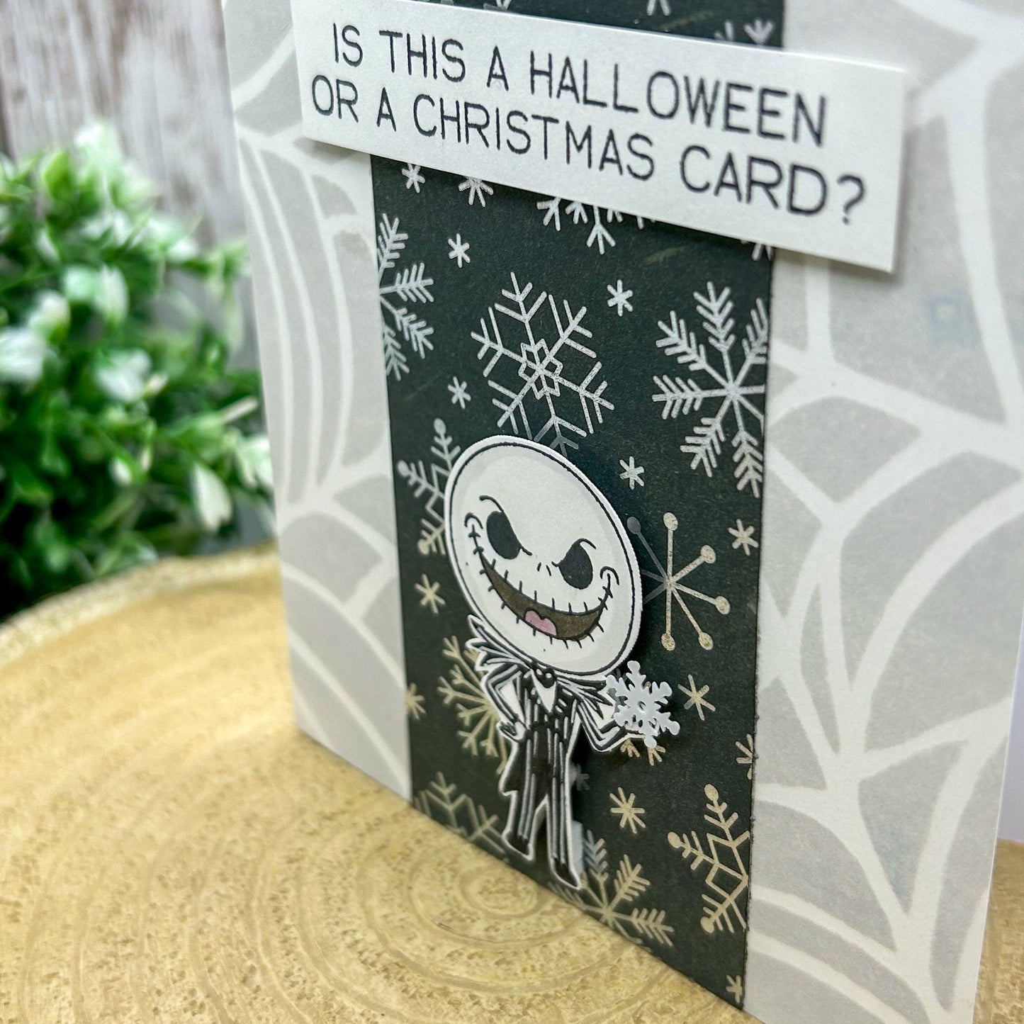 Nightmare Jack Question Handmade Character Themed Card