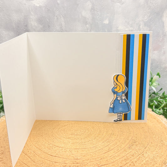 Alice Quote Happy Retirement Handmade Character Card-1