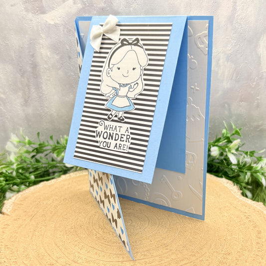 Alice What A Wonder You Are Handmade Character Card-1