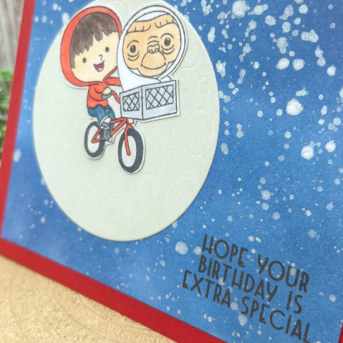 Alien & Friend Character Themed Handmade Birthday Card-12