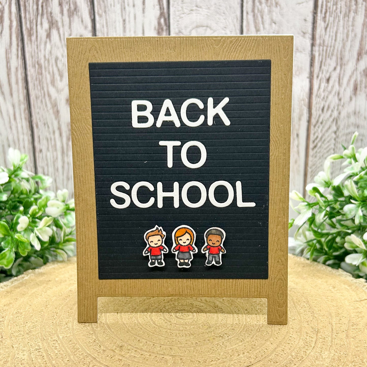 Back To School Handmade Good Luck Card