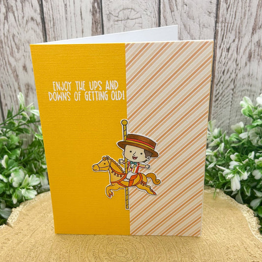 Bert Enjoy Getting Old Handmade Character Card-1