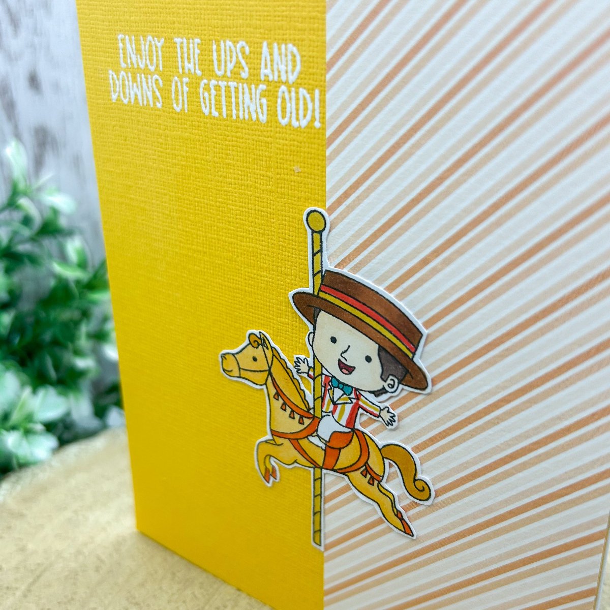 Bert Enjoy Getting Old Handmade Character Card-2