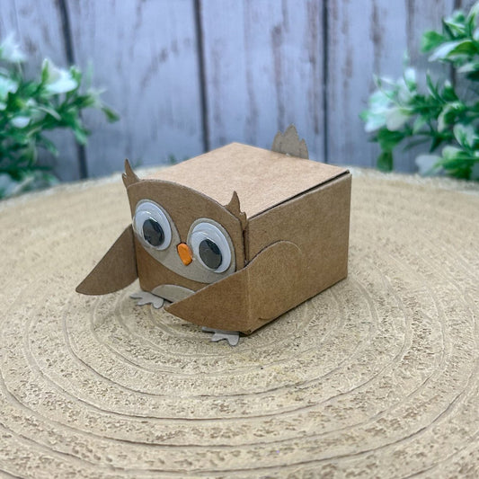 Brown Owl Miniature Gift Box