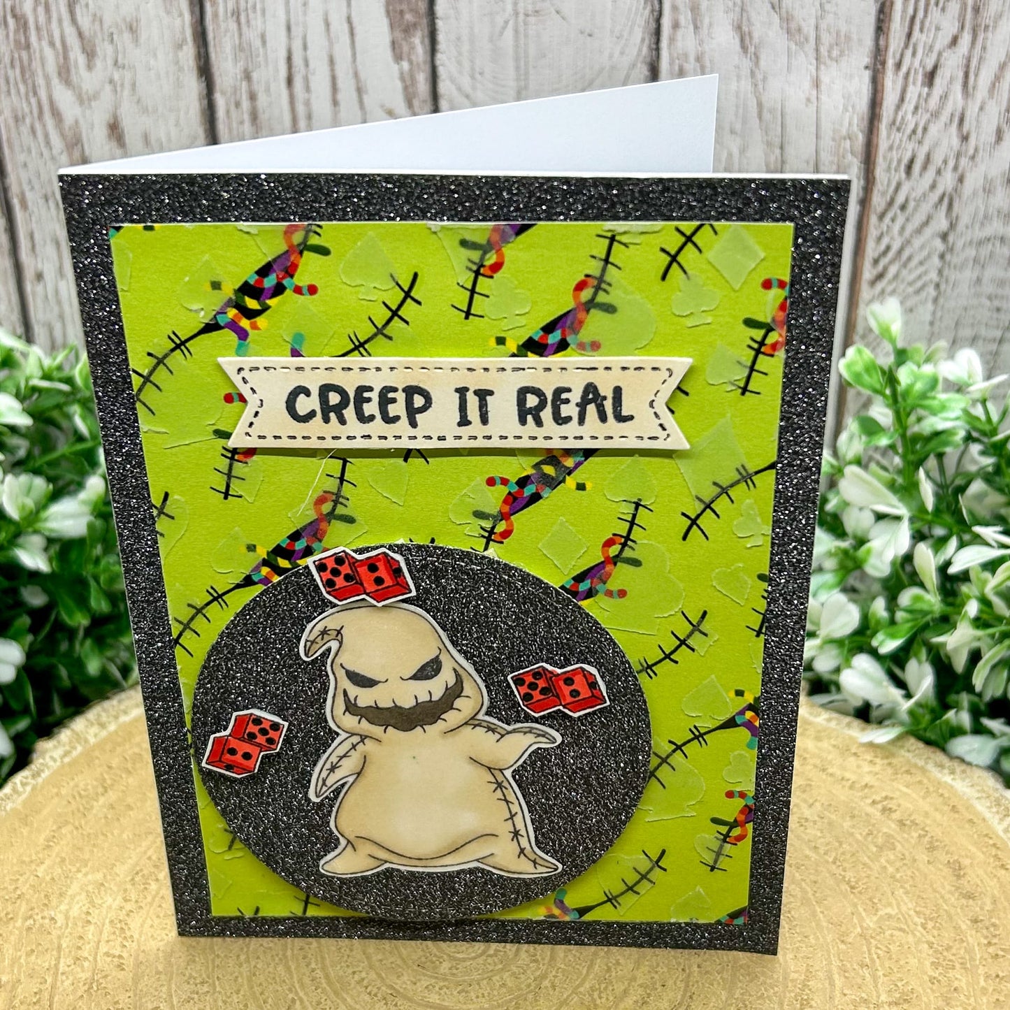 Burlap Baddy Handmade Character Themed Card-1