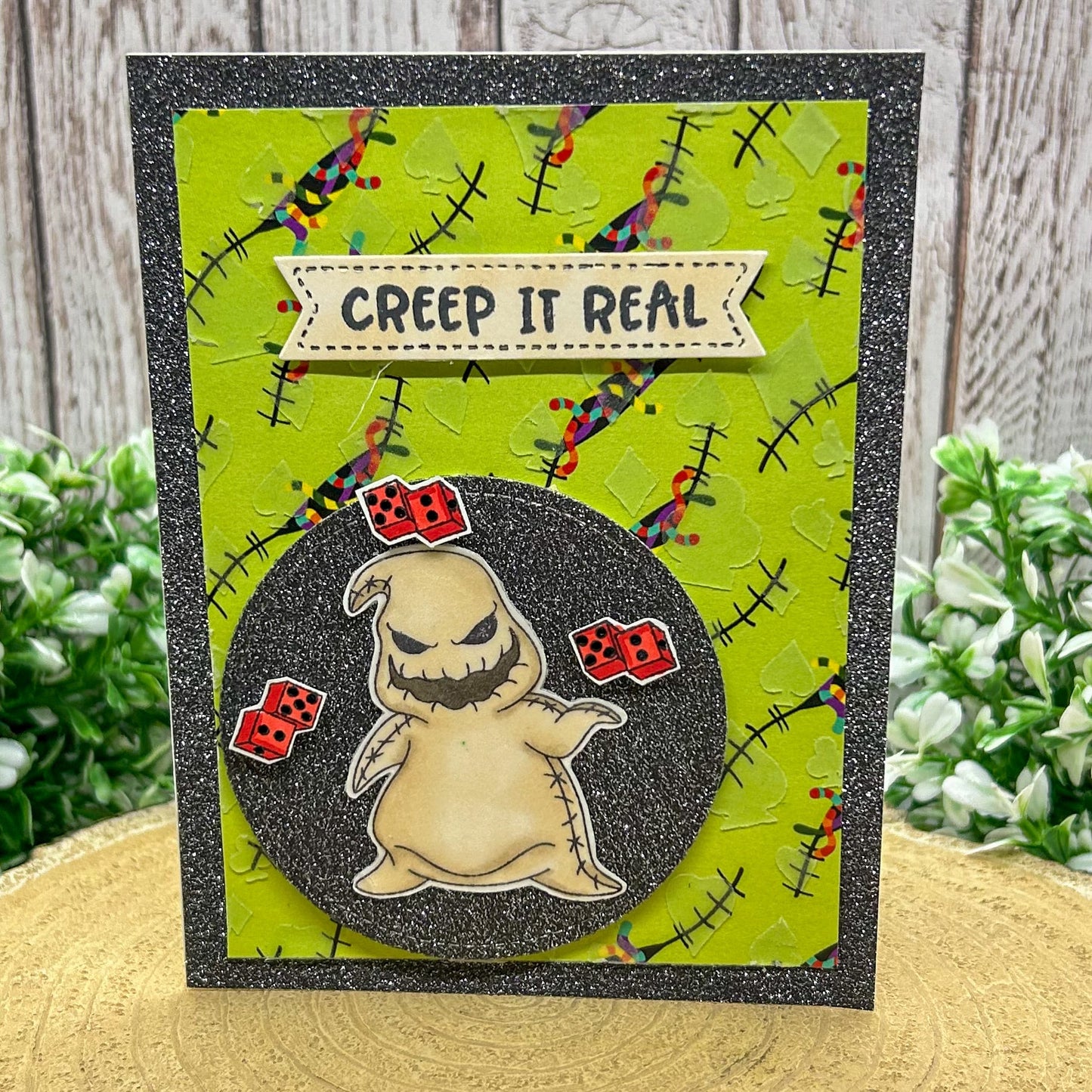 Burlap Baddy Handmade Character Themed Card
