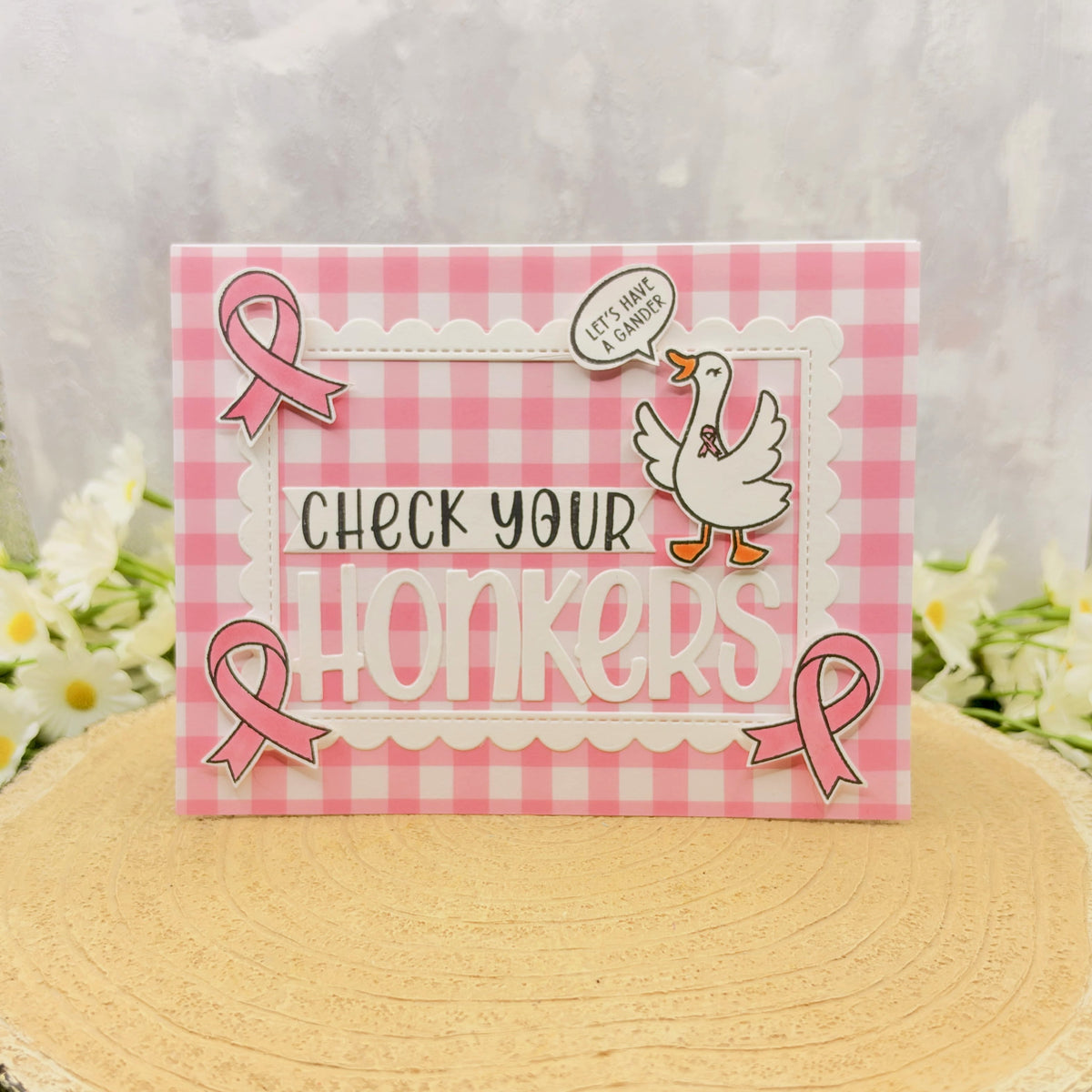 Check Your Honkers Handmade Card