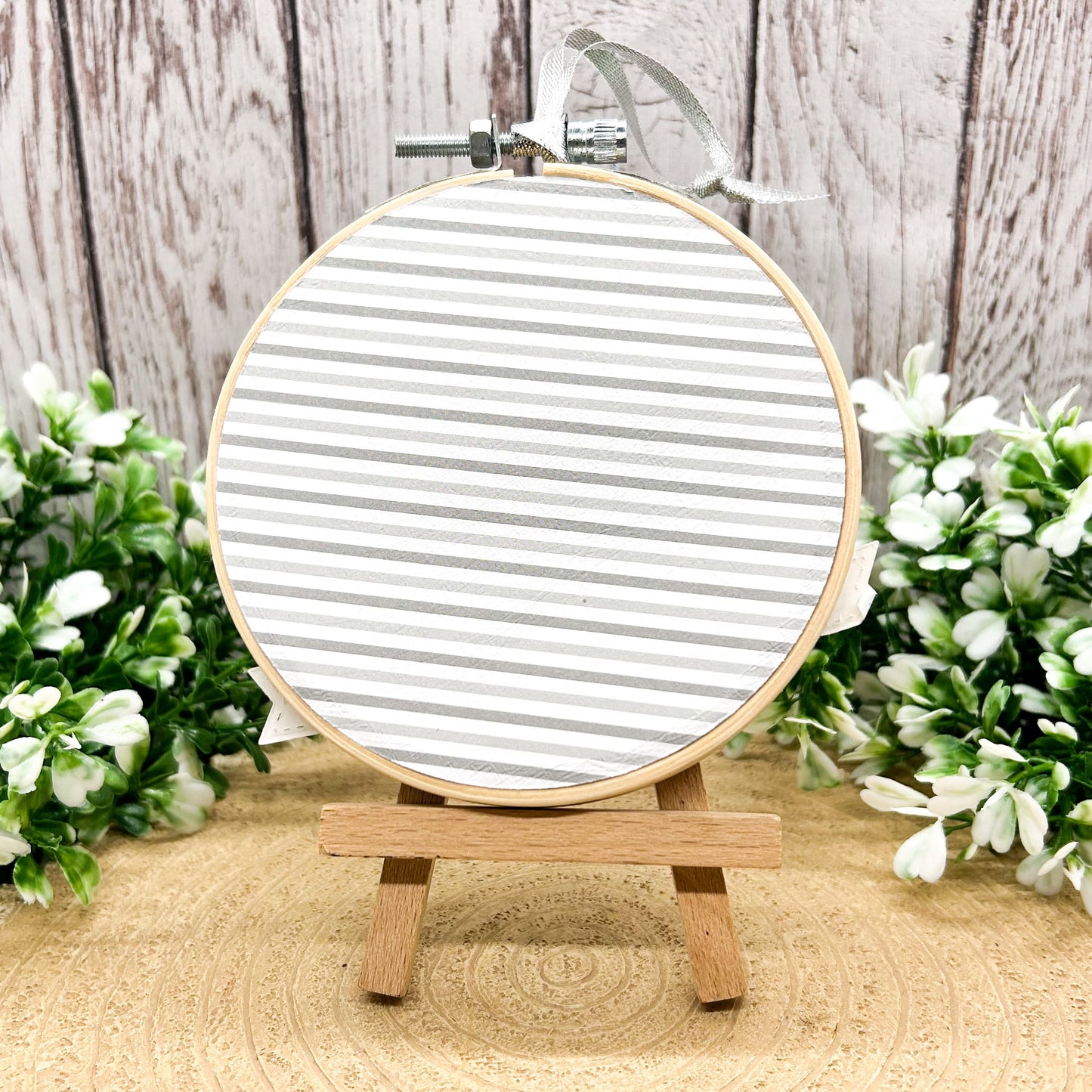 Congratulations New Baby Embroidery Hoop Hanging Ornament Gift-2