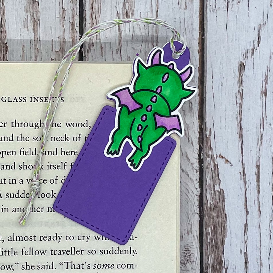 Cute Dragon Handmade Bookmark-1