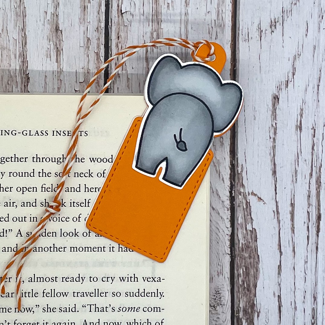 Cute Elephant Handmade Bookmark-1