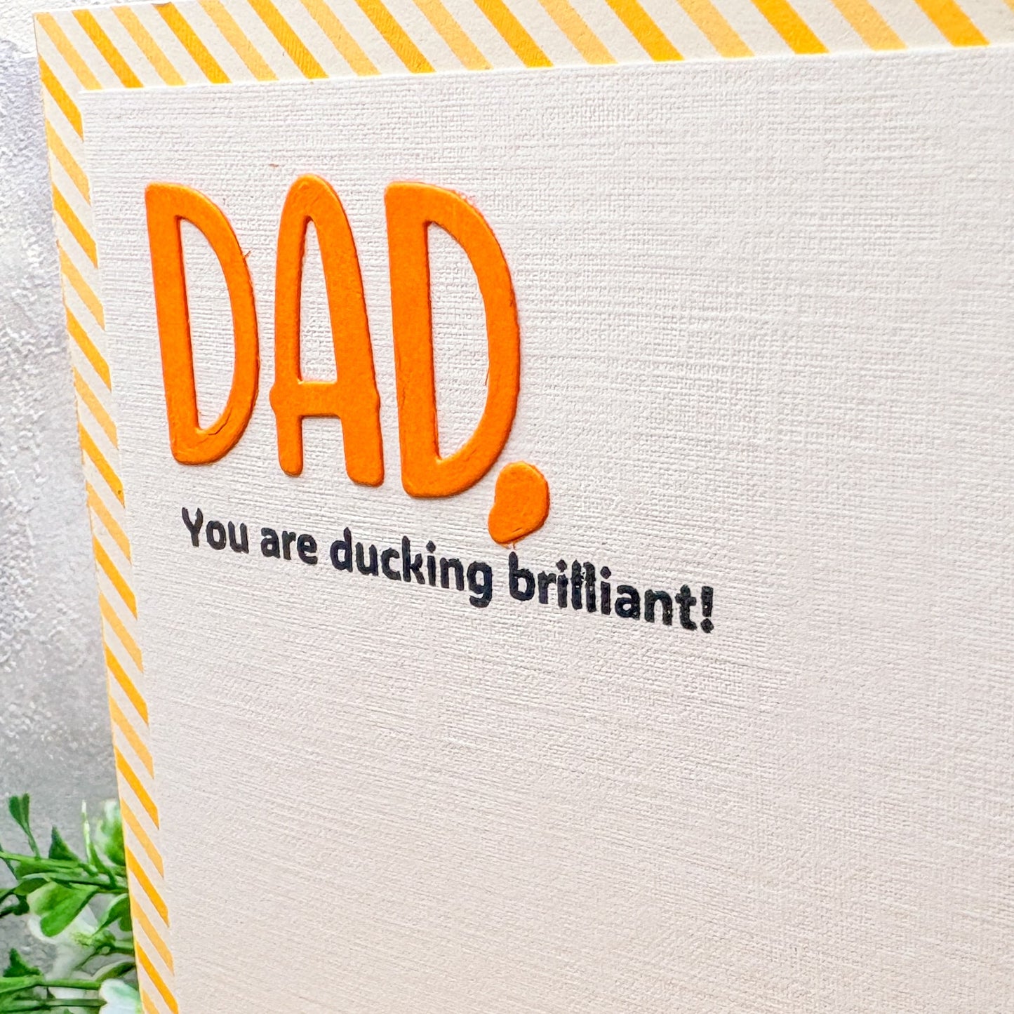 Dad Ducking Brilliant Handmade Father's Day Birthday Card-2