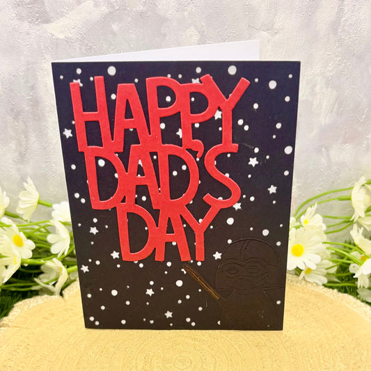 Darth Character Handmade Father's Day Card-1