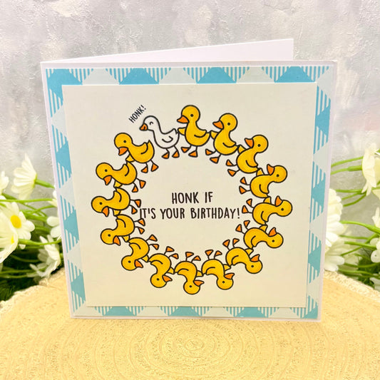 Duck, Duck, Goose Handmade Birthday Card-1