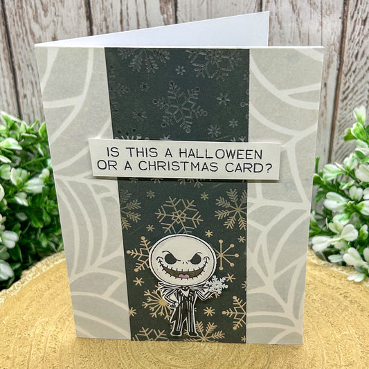 Nightmare Jack Question Handmade Character Themed Card