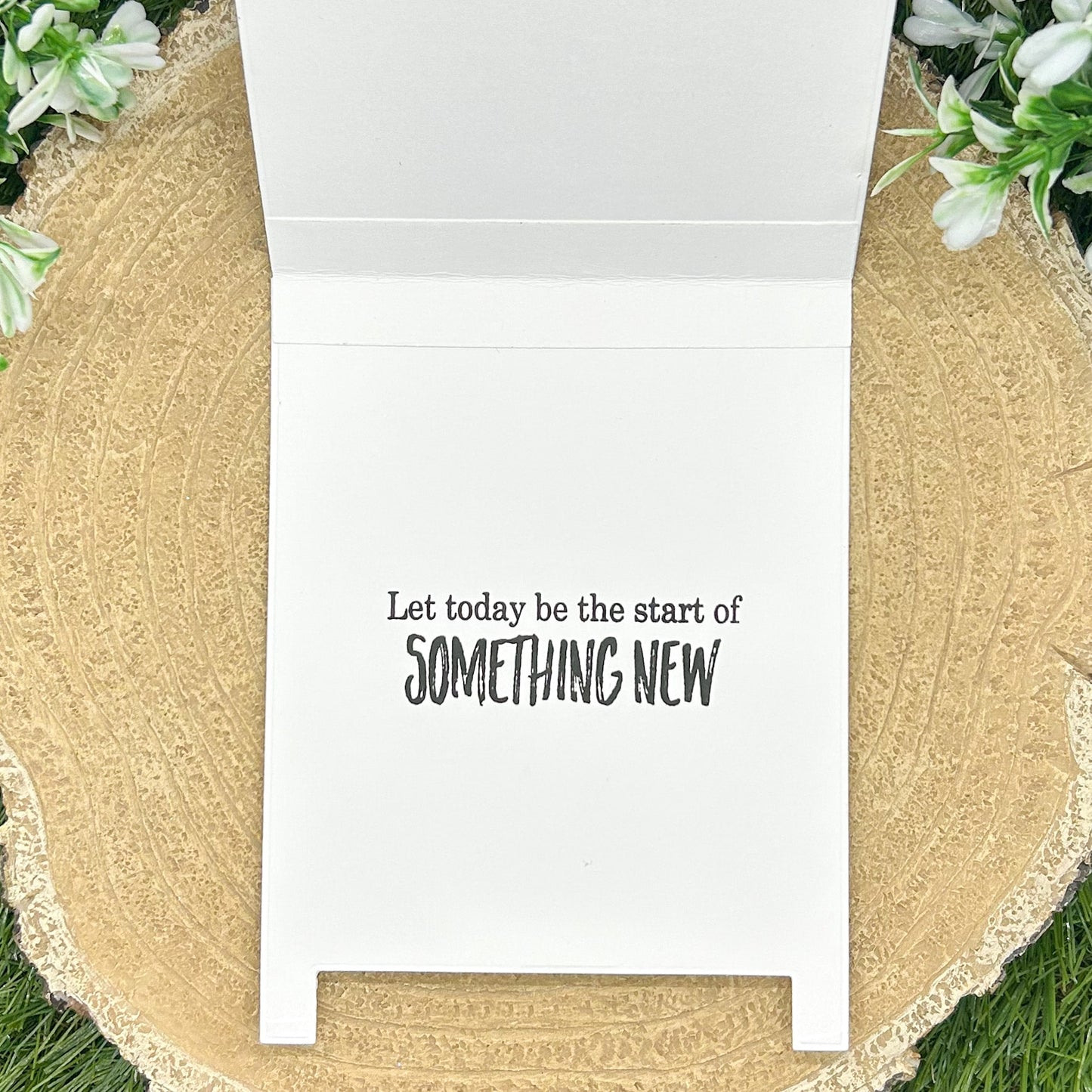 First Day At School Handmade Good Luck Card