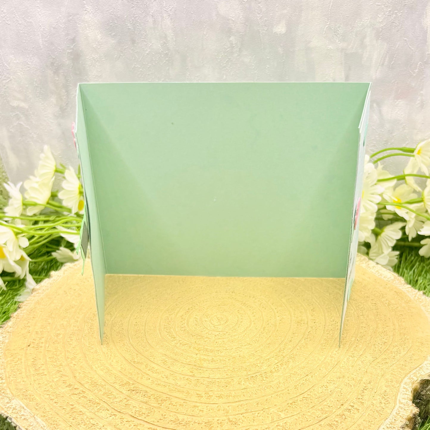 Frog & lily Pads Handmade New Home Card-2