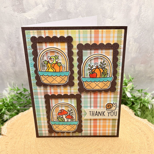 Fruit Bowl Frames Handmade Thank You Card-1