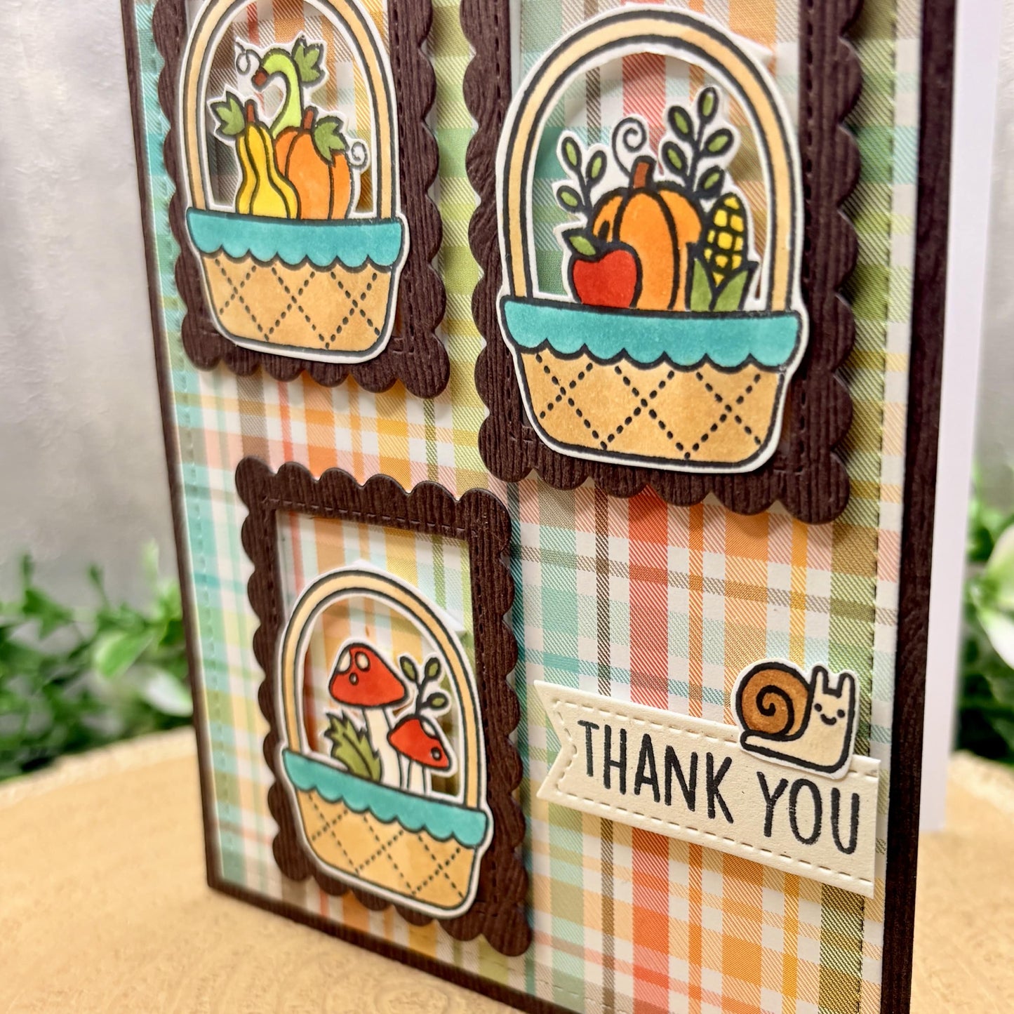 Fruit Bowl Frames Handmade Thank You Card-2