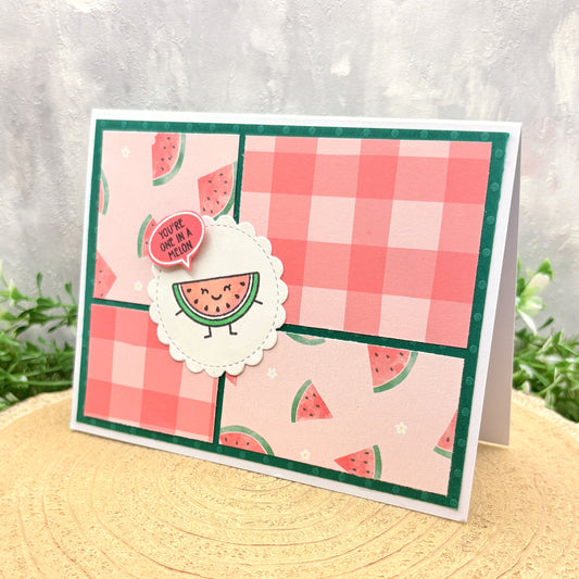 Funny Watermelon Pun Handmade Card (3 designs available)