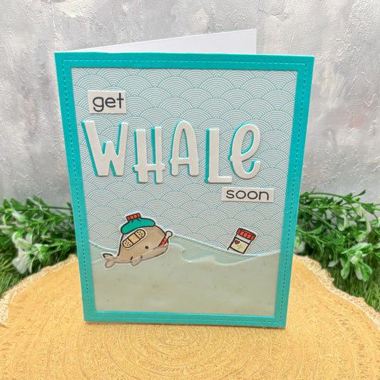 Get Whale Soon Handmade Get Well Card-1