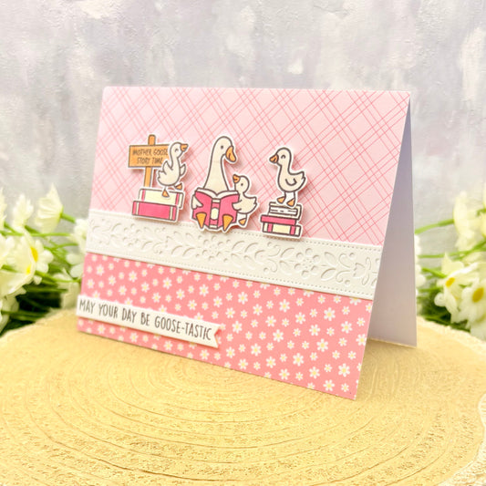 Goose-tastic Handmade Birthday Card-1