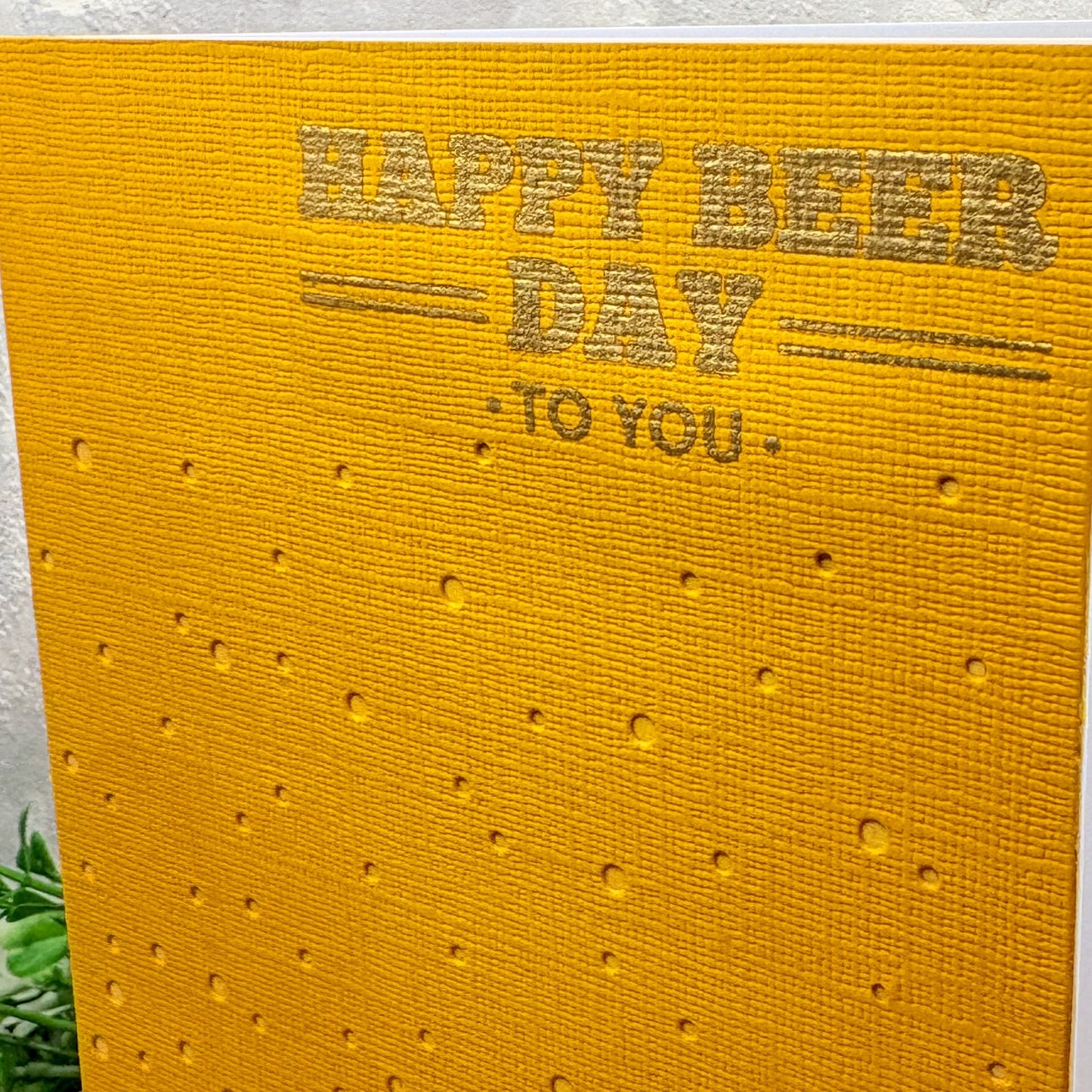 Happy Beer Day Handmade Birthday Card-2