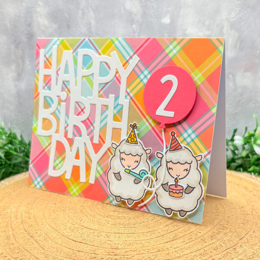 Happy Birthday 2 Ewe Handmade Birthday Card-1