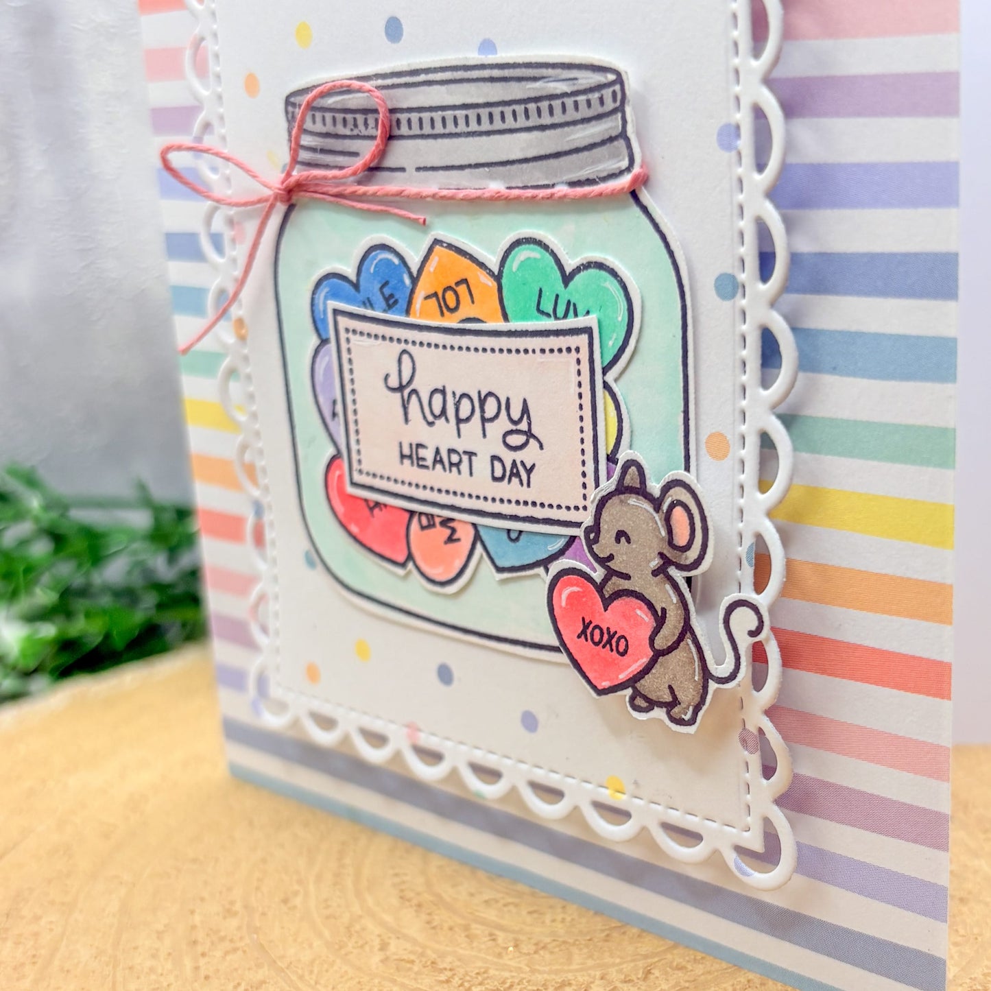 Happy Heart Day Handmade Card-2