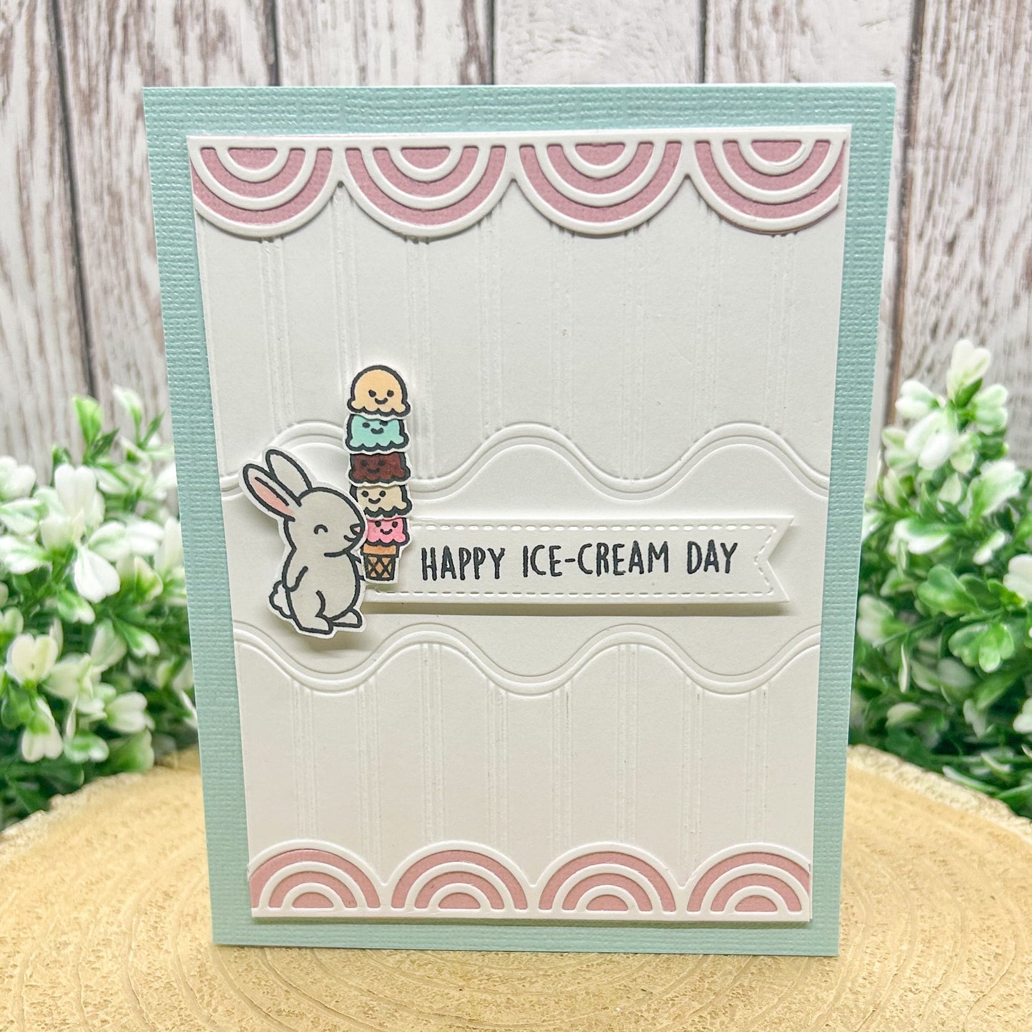 Happy Ice Cream Day Handmade Card