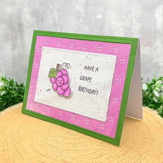 Have A Grape Birthday Handmade Card-1