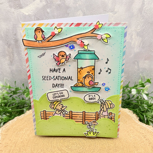 Have A Seed-sational Day Handmade Birthday Card-1