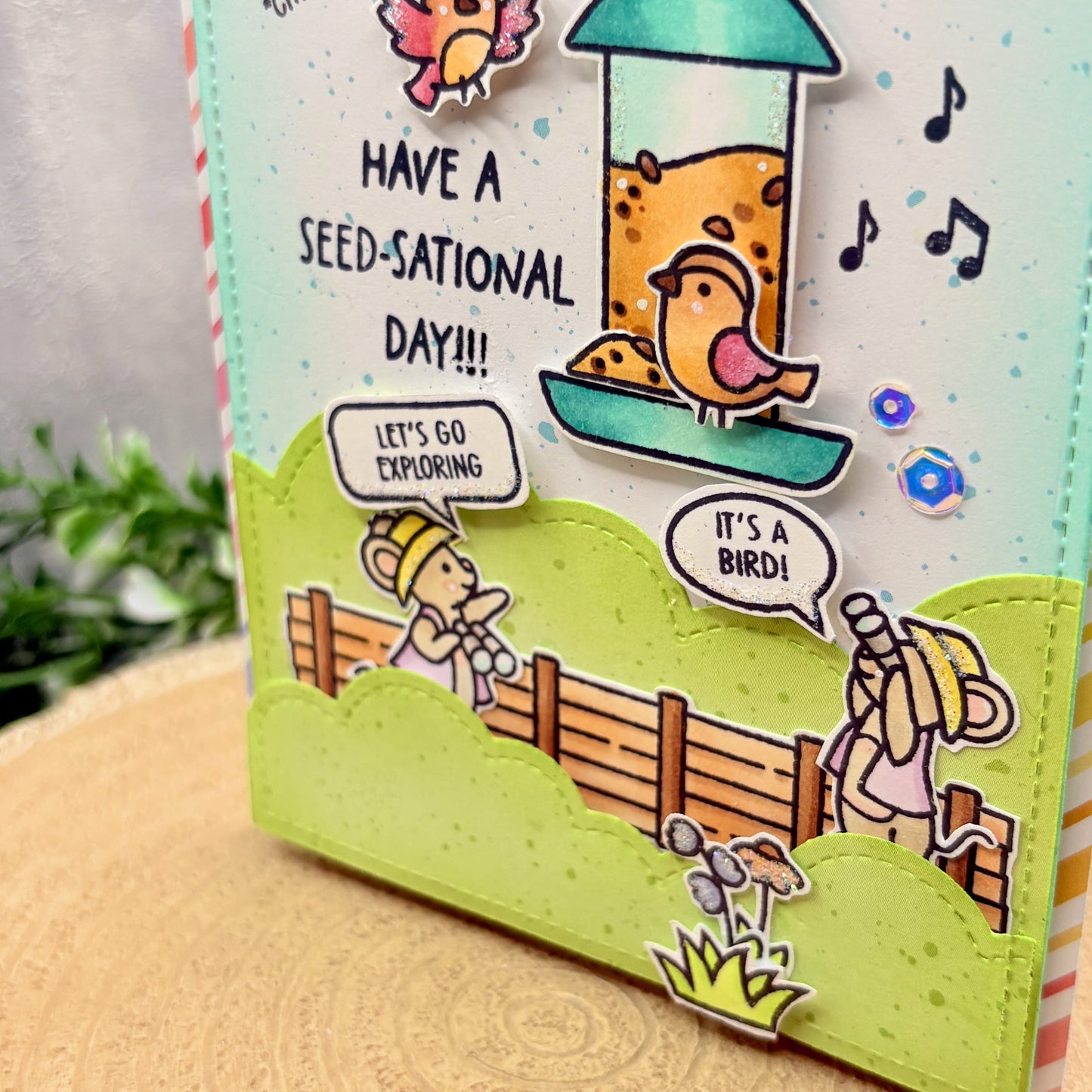 Have A Seed-sational Day Handmade Birthday Card-2