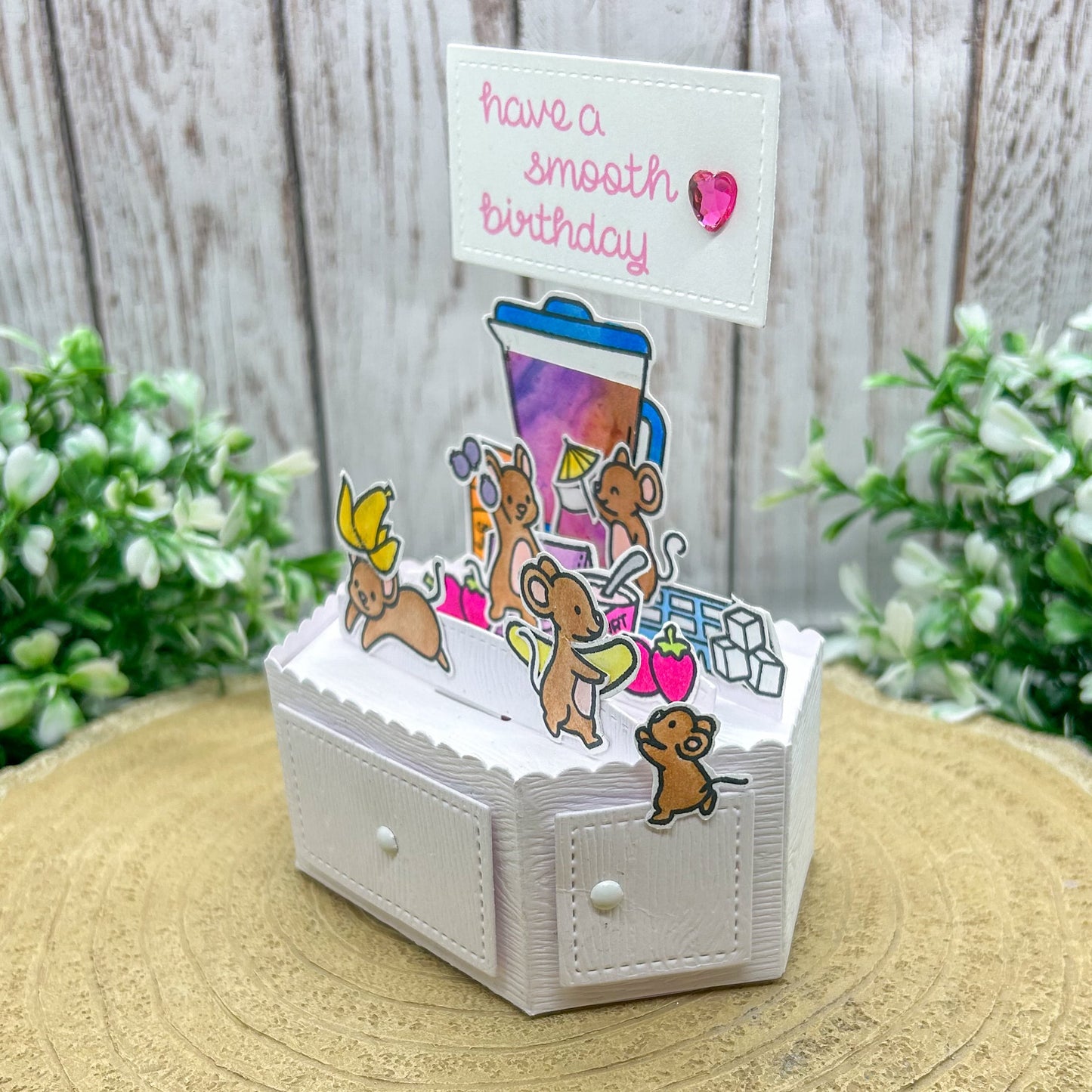 Have A Smooth Birthday Handmade Pop Up Card-1