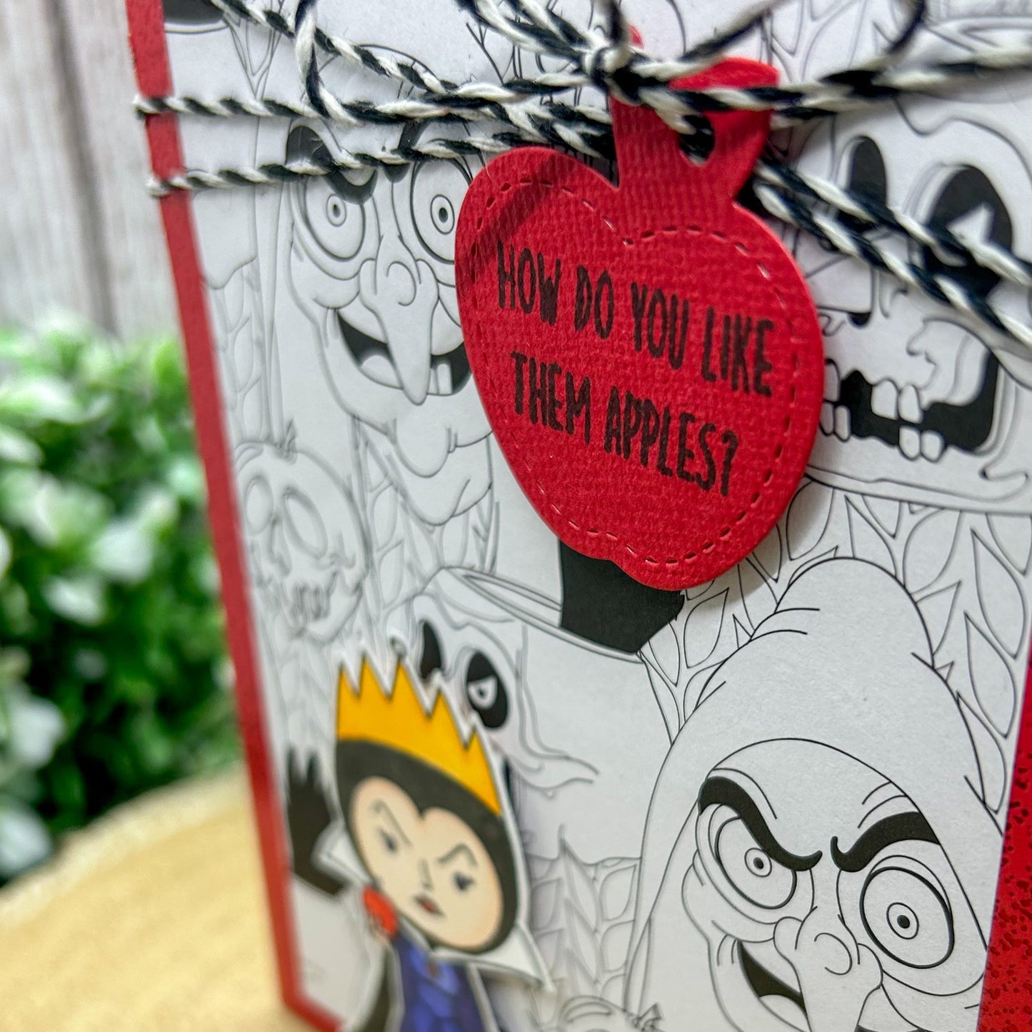 How Do You Like Them Apples Handmade Character Themed Card-2