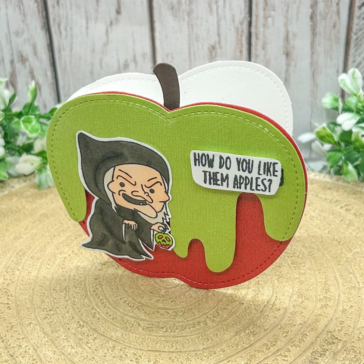 How Do You Like Them Apples Mini Handmade Card-1