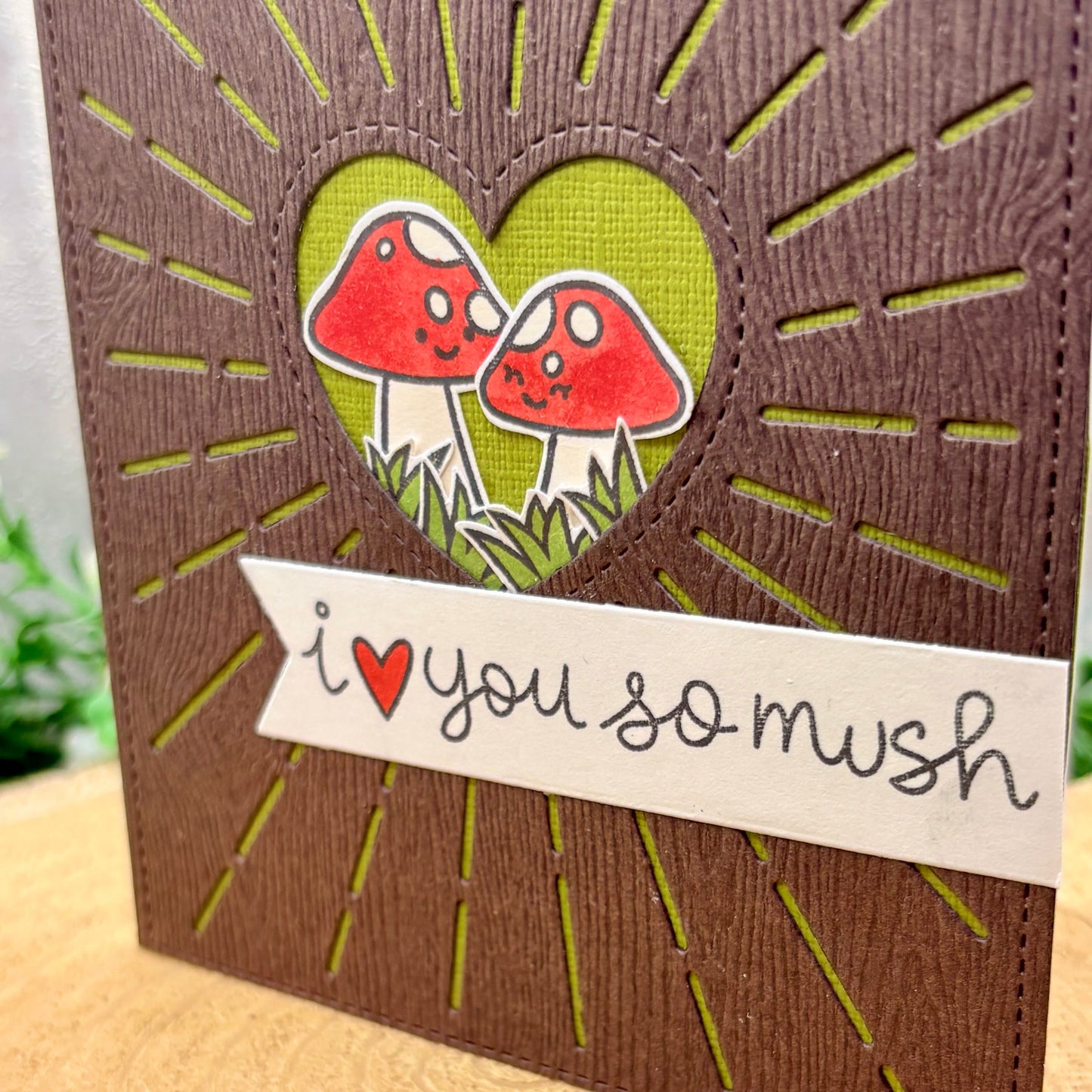 I Love You So Mush Handmade Valentine's Day Card-2