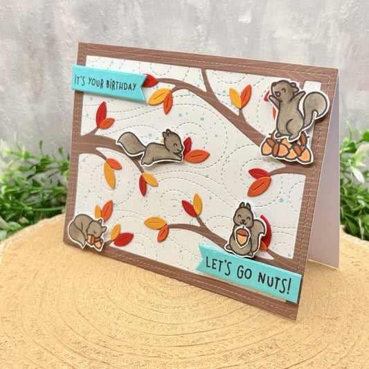 Let's Go Nuts! Handmade Birthday Card-1