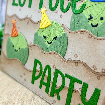 Lettuce Party Funny Handmade Birthday Card-2