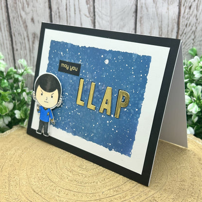 Live Long and Prosper Handmade Character Themed Card-1