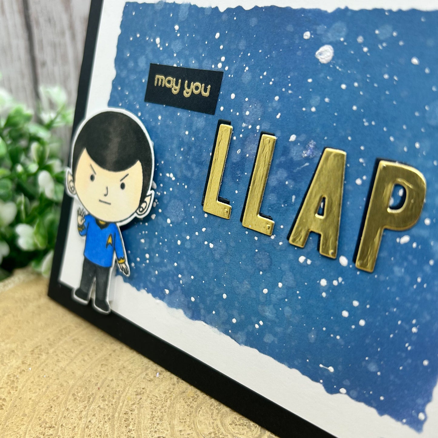 Live Long and Prosper Handmade Character Themed Card-2