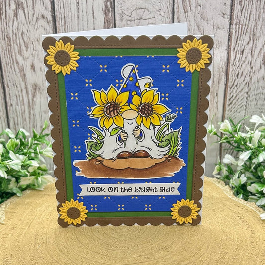 Look On The Bright Side Handmade Card-1