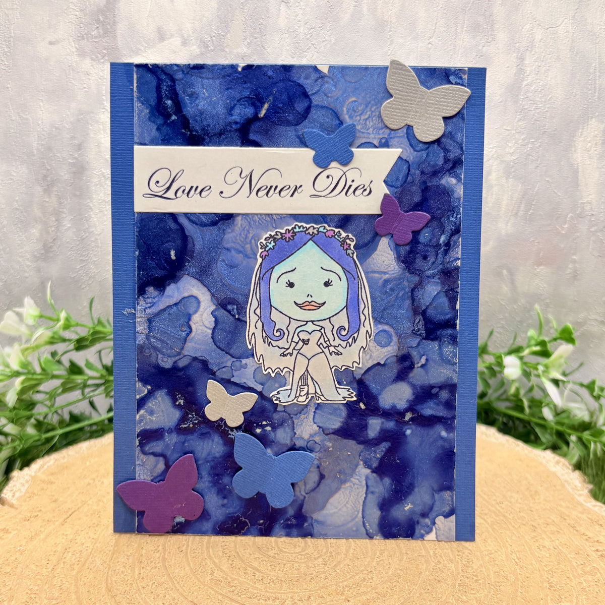 Love Never Dies Bride Handmade Character Card