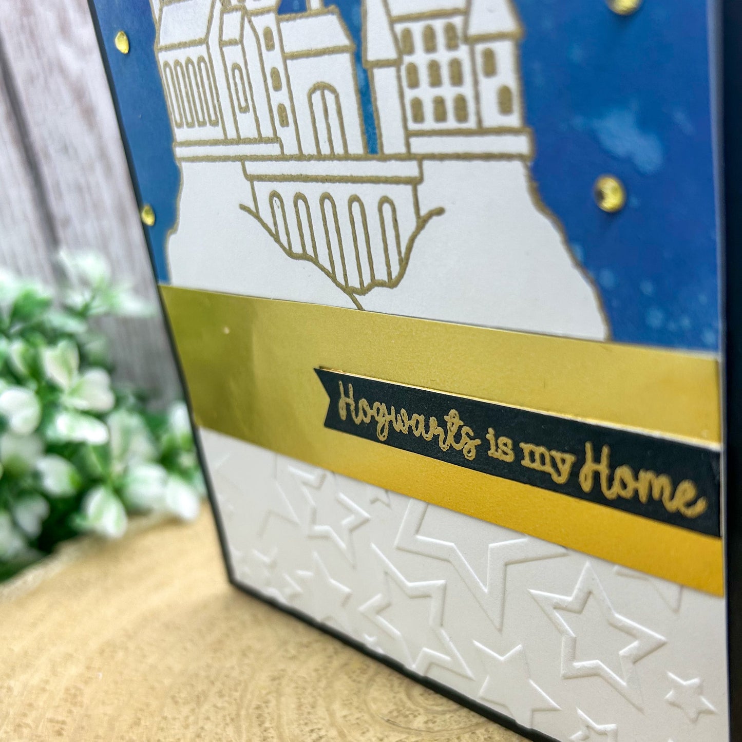 Magical Castle Silhouette Handmade Character Themed Card-2