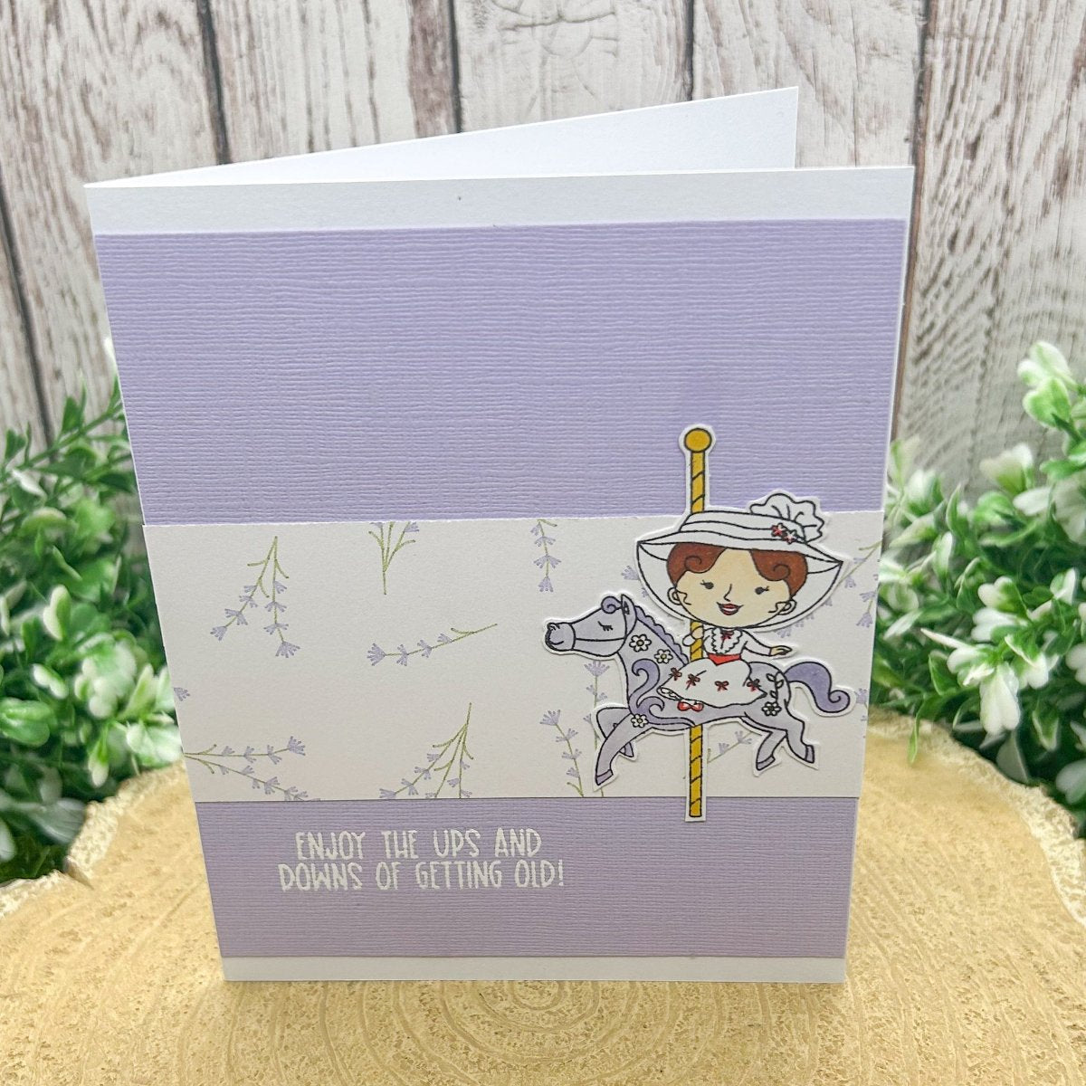 Mary Enjoy Getting Old Handmade Character Card-1