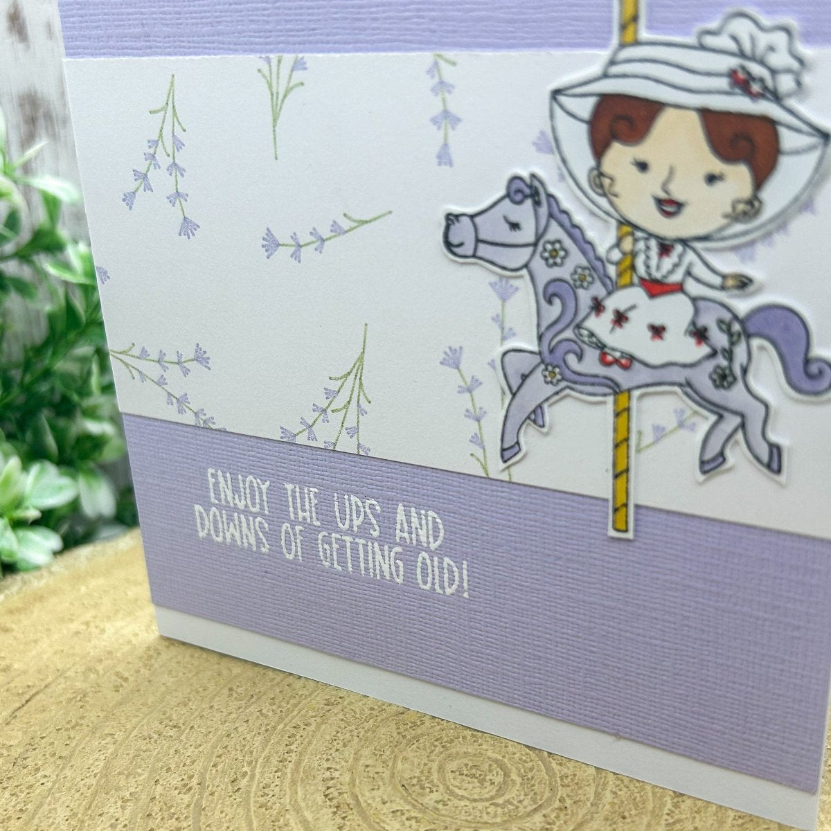 Mary Enjoy Getting Old Handmade Character Card-2