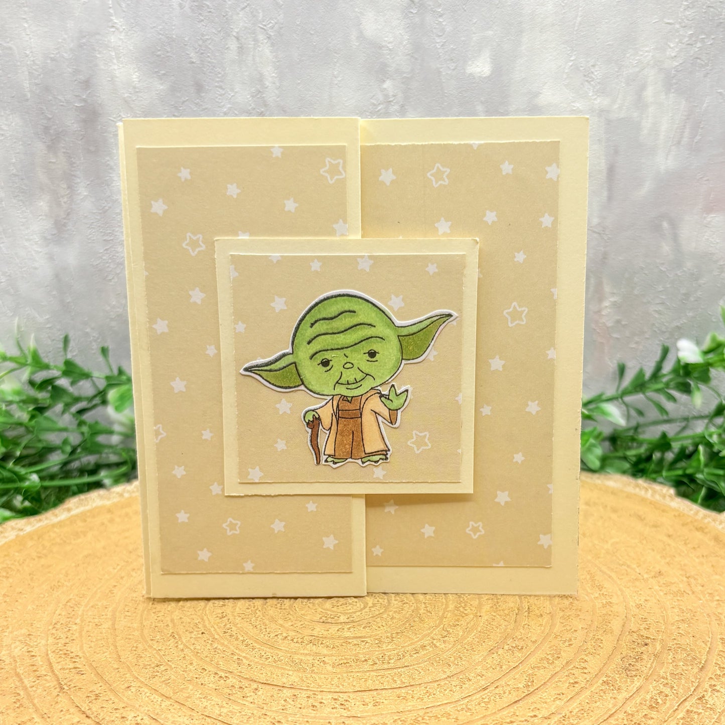 Old You Are Green Guy Handmade Character Birthday Card