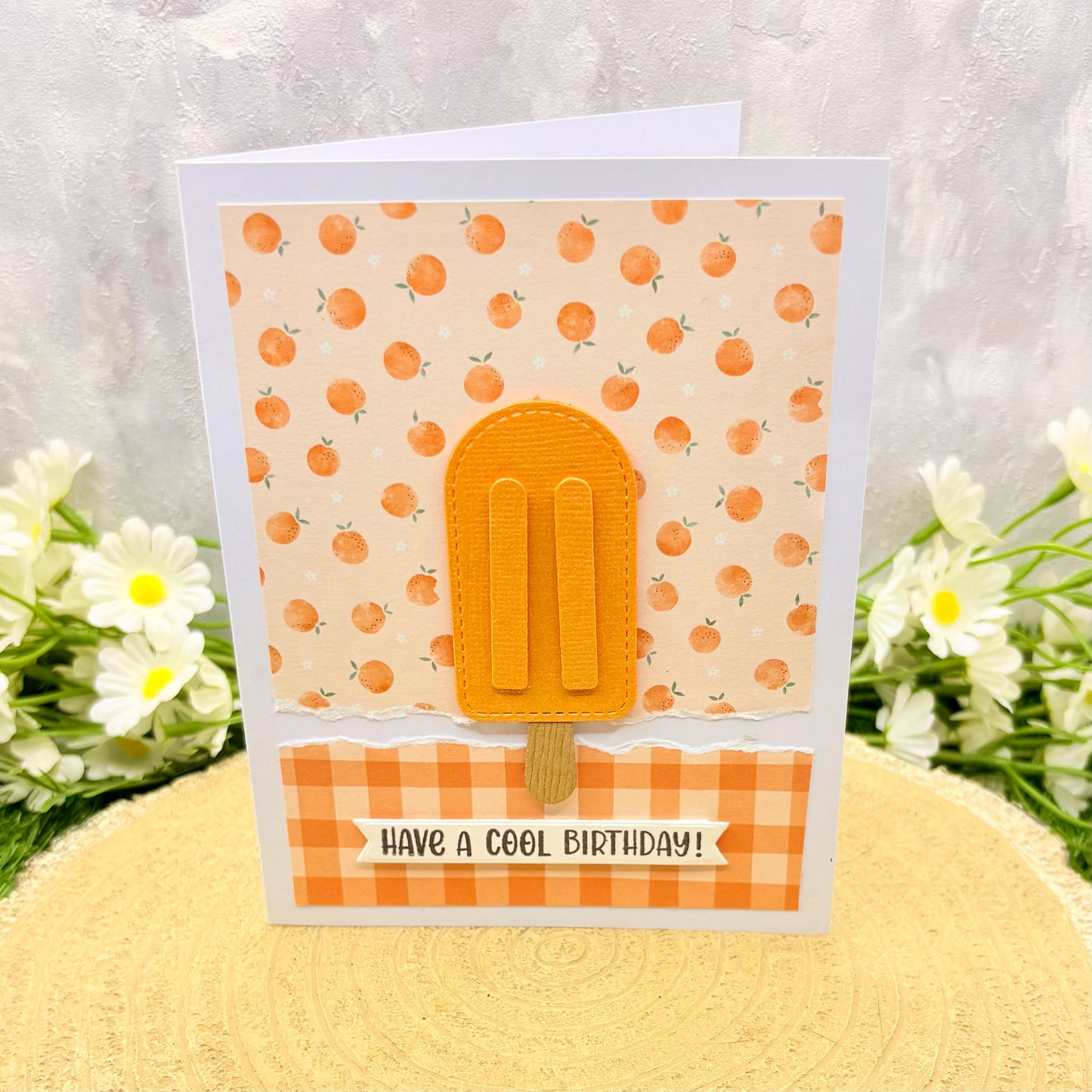 Colourful Ice Lolly Handmade Birthday Card (3 Colours Available)