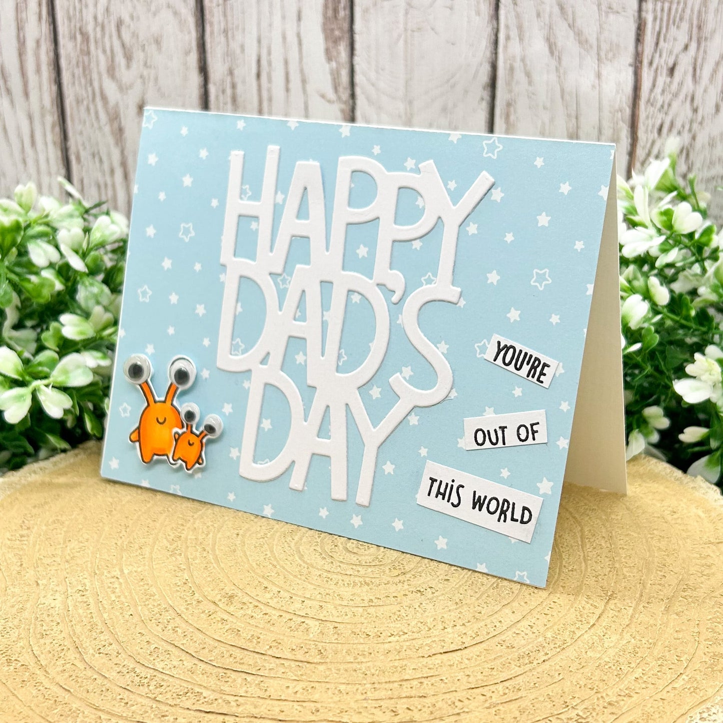 Out Of This World Handmade Father's Day Card-1