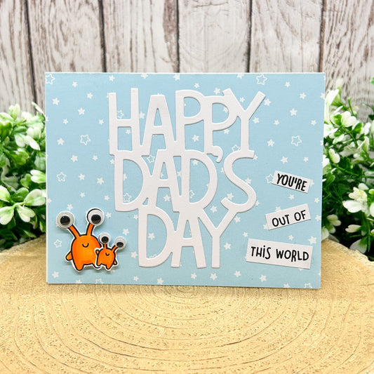 Out Of This World Handmade Father's Day Card